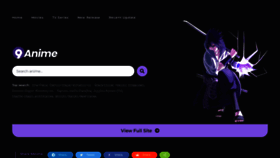 What 9anime.vip website looks like in 2024 