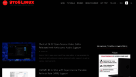 What 9to5linux.com website looked like in 2024 (1 year ago)
