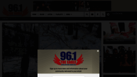 What 961theeagle.com website looks like in 2024 