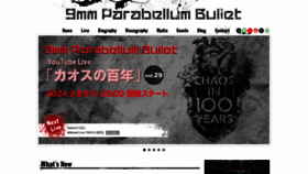 What 9mm.jp website looks like in 2024 