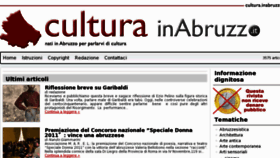 What Abruzzocultura.it website looked like in 2011 (13 years ago)