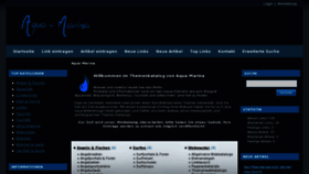 What Aqua-marina.de website looked like in 2011 (12 years ago)