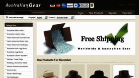 What Australiangear.com website looked like in 2011 (12 years ago)