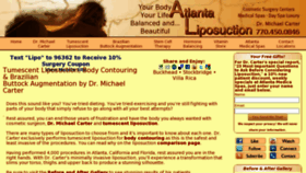 What Atlanta-liposuction.com website looked like in 2011 (12 years ago)