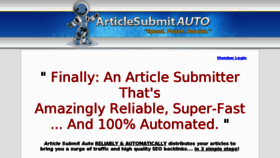 What Articlesubmitauto.com website looked like in 2011 (12 years ago)