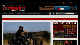 What Americanironmagazine.com website looked like in 2011 (12 years ago)