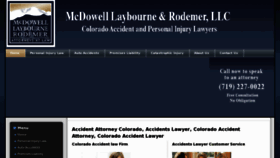 What Accidentlawyercoloradosprings.com website looked like in 2011 (12 years ago)