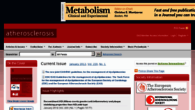 What Atherosclerosis-journal.com website looked like in 2012 (12 years ago)