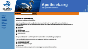 What Apotheek.org website looked like in 2012 (12 years ago)