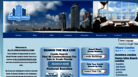 What Allfloridacondos.com website looked like in 2012 (12 years ago)