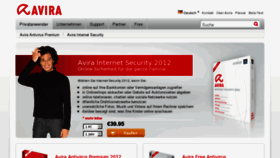 What Antivir-pe.de website looked like in 2012 (12 years ago)