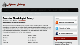What Aboutsalary.net website looked like in 2012 (12 years ago)