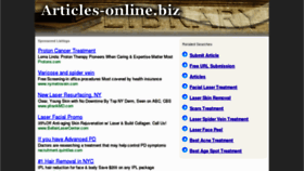 What Articles-online.biz website looked like in 2012 (12 years ago)