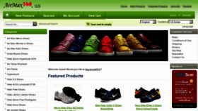 What Airmax360.us website looked like in 2012 (12 years ago)