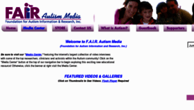 What Autismmedia.org website looked like in 2012 (12 years ago)