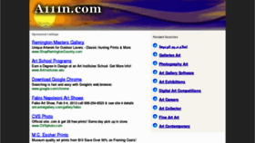 What A111n.com website looked like in 2012 (12 years ago)