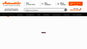 What Antenario.com.br website looked like in 2012 (12 years ago)