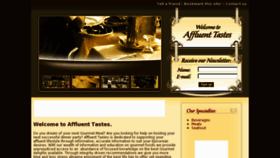 What Affluenttastes.com website looked like in 2012 (12 years ago)