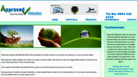 What Approvedwebsites.co.uk website looked like in 2012 (12 years ago)