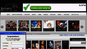 What Animeytv.com website looked like in 2012 (12 years ago)