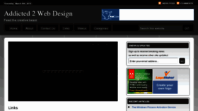 What Addicted2webdesign.com website looked like in 2012 (12 years ago)