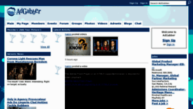 What Adgabber.com website looked like in 2012 (12 years ago)