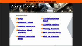 What Axstuff.com website looked like in 2012 (11 years ago)