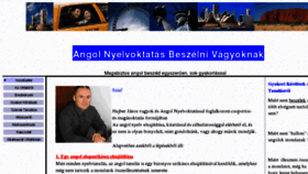 What Angol-nyelviskola.hu website looked like in 2012 (12 years ago)