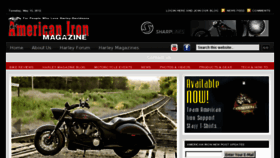 What Americanironmagazine.com website looked like in 2012 (12 years ago)
