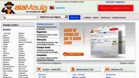 What Alamaula.us website looked like in 2012 (11 years ago)