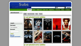 What Anysubs.com website looked like in 2012 (11 years ago)