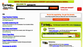 What Agniyoga.info website looked like in 2011 (13 years ago)