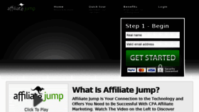 What Affiliatejump.com website looked like in 2011 (13 years ago)