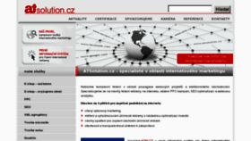 What Atsolution.cz website looked like in 2012 (11 years ago)