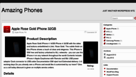 What Amazingphones.co.uk website looked like in 2012 (11 years ago)