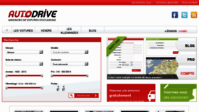 What Autodrive.be website looked like in 2012 (11 years ago)