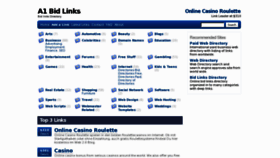 What A1bidlinks.com website looked like in 2012 (11 years ago)