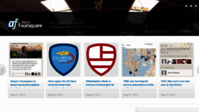 What Aboutfoursquare.com website looked like in 2012 (11 years ago)
