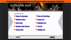 What Artkolik.net website looked like in 2012 (11 years ago)