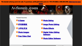 What Avfunny.com website looked like in 2012 (11 years ago)