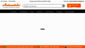 What Antenario.com.br website looked like in 2012 (11 years ago)