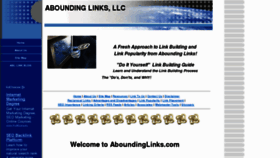What Aboundinglinks.com website looked like in 2012 (11 years ago)