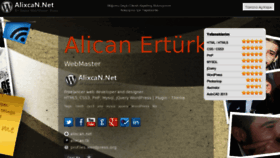 What Alixcan.net website looked like in 2012 (11 years ago)