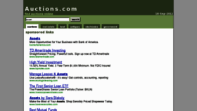 What Asset.auctions.com website looked like in 2012 (11 years ago)