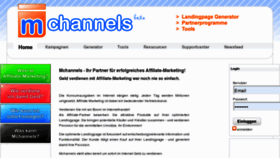 What Affiliate-landingpage.de website looked like in 2012 (11 years ago)