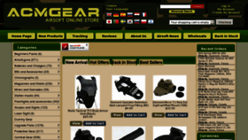 What Acmgear.com website looked like in 2012 (11 years ago)
