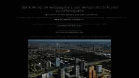 What Aerophoto-schiphol.nl website looked like in 2012 (11 years ago)