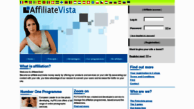 What Affiliatevista.com website looked like in 2012 (11 years ago)