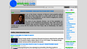 What Armtown.com website looked like in 2012 (11 years ago)