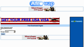 What Afrowap.com website looked like in 2012 (11 years ago)